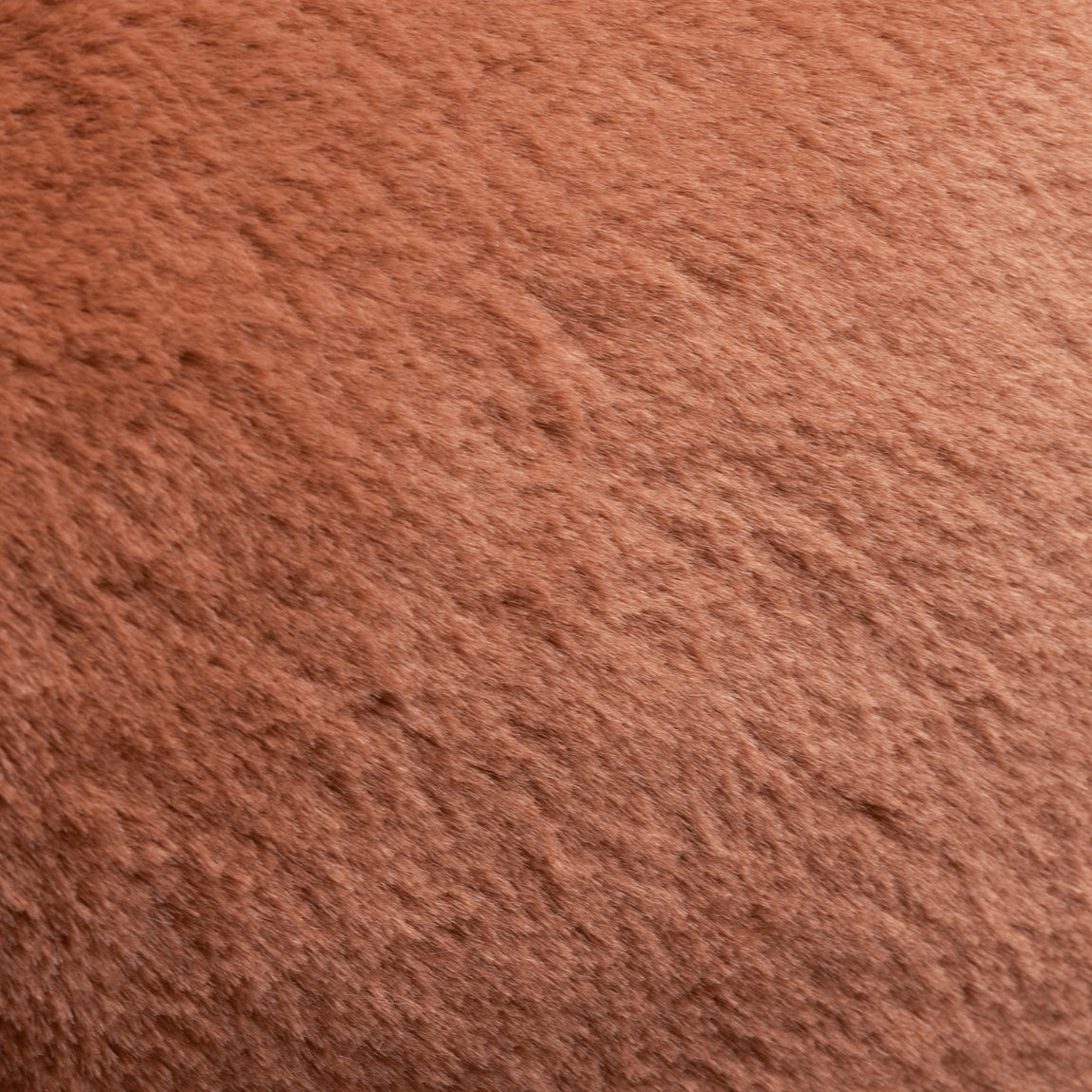 Kallu Faux Fur Filled Cushion 45cm x 45cm Rust
