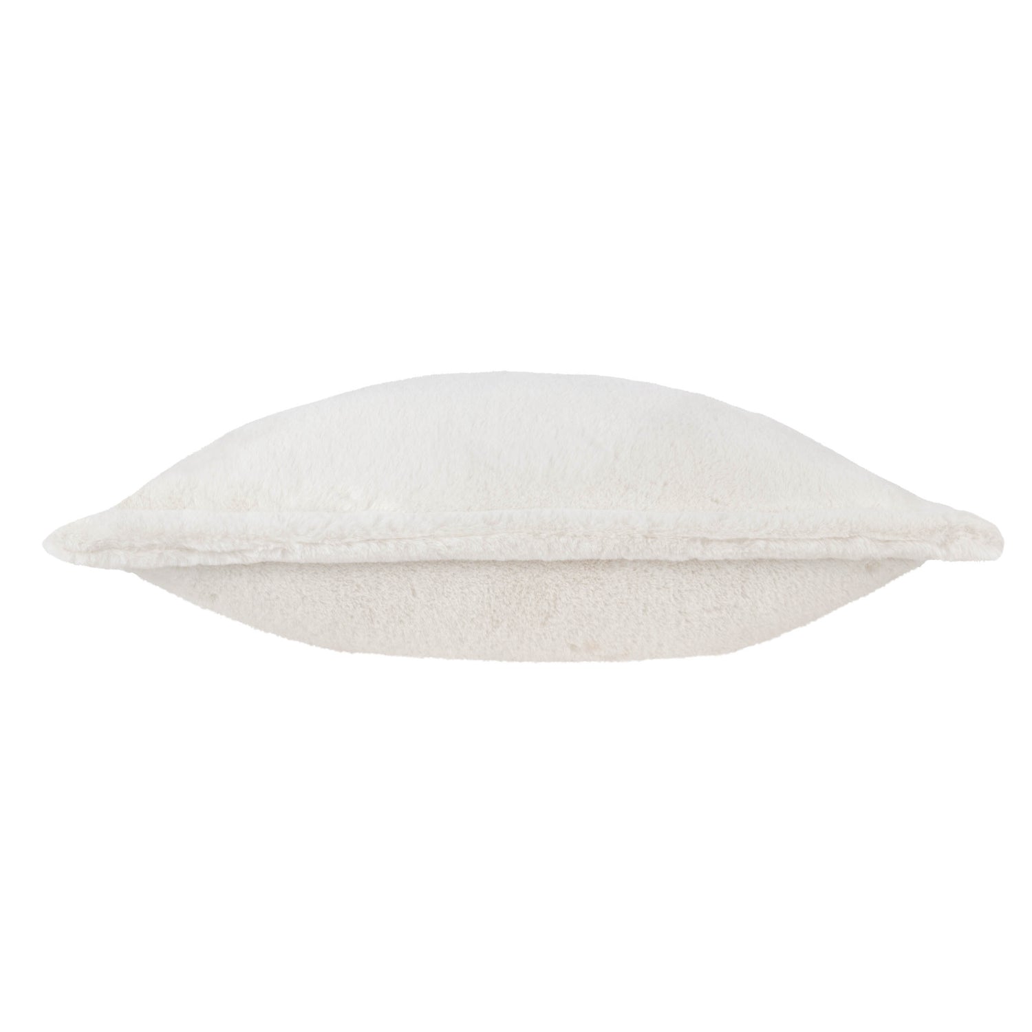 Kallu Faux Fur Filled Cushion 55cm x 55cm Ecru