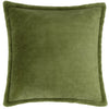 Kallu Faux Fur Filled Cushion 55cm x 55cm Olive