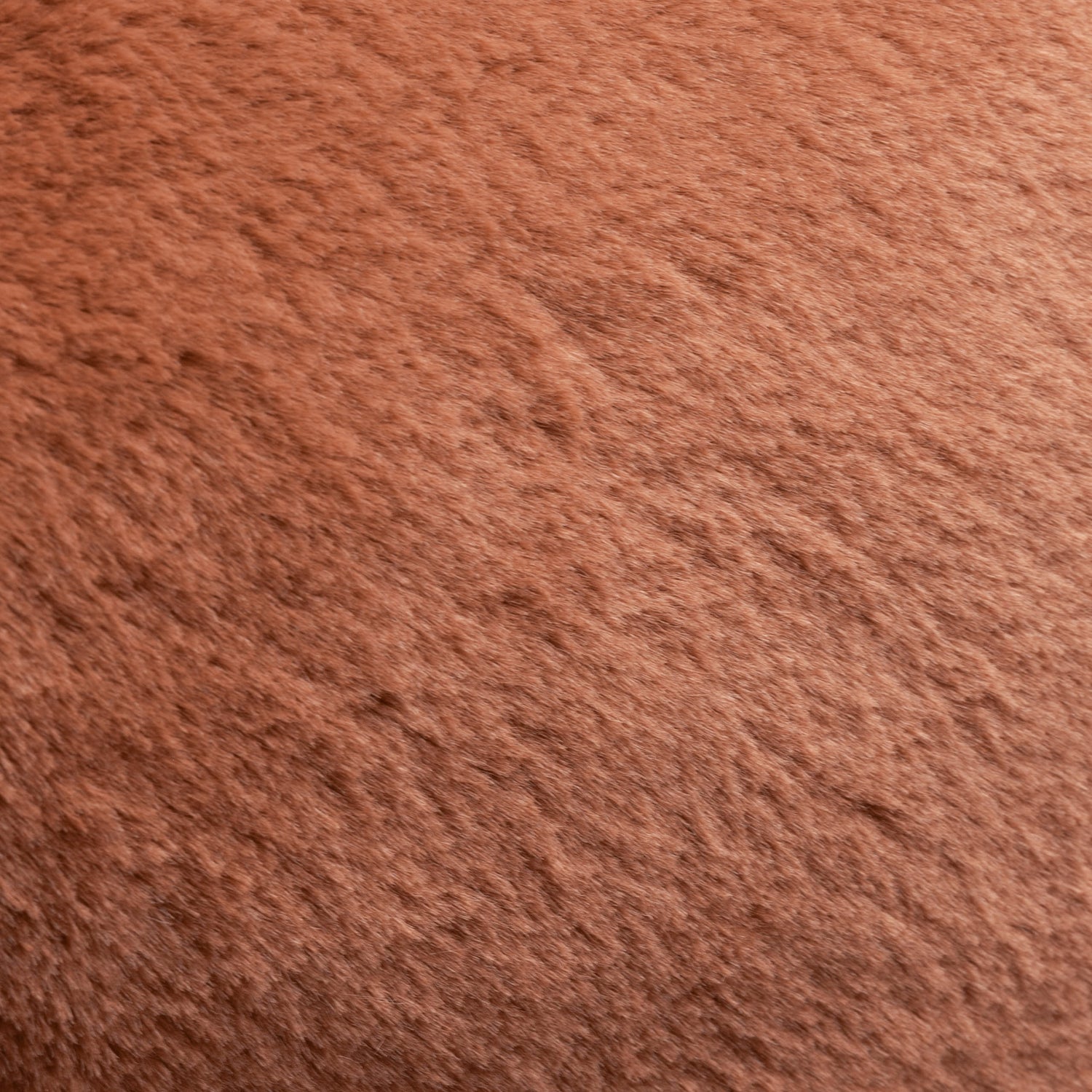 Kallu Faux Fur Filled Cushion 55cm x 55cm Rust