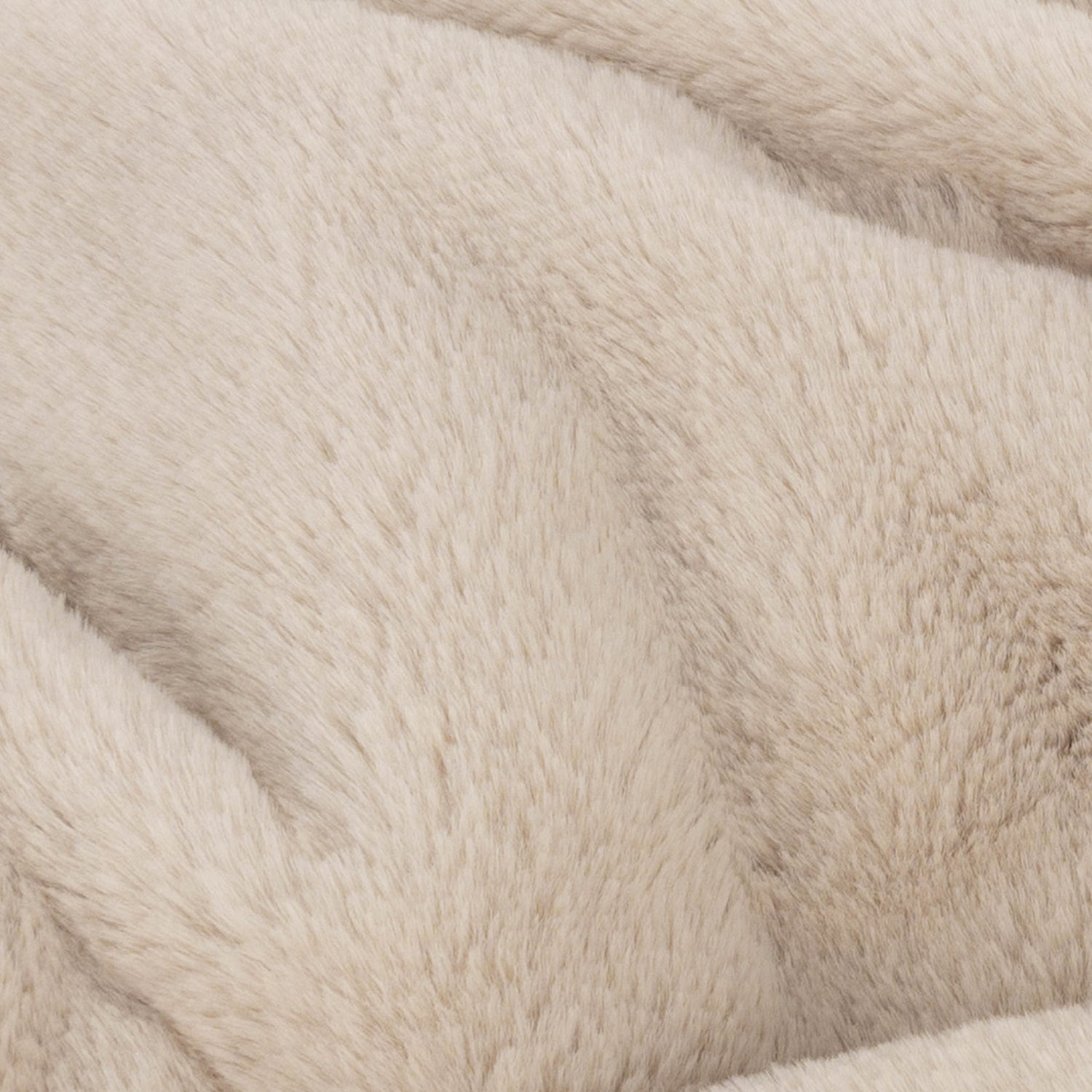 Kallu Double-Sided Faux-Fur 130cm x 180cm Throw Natural