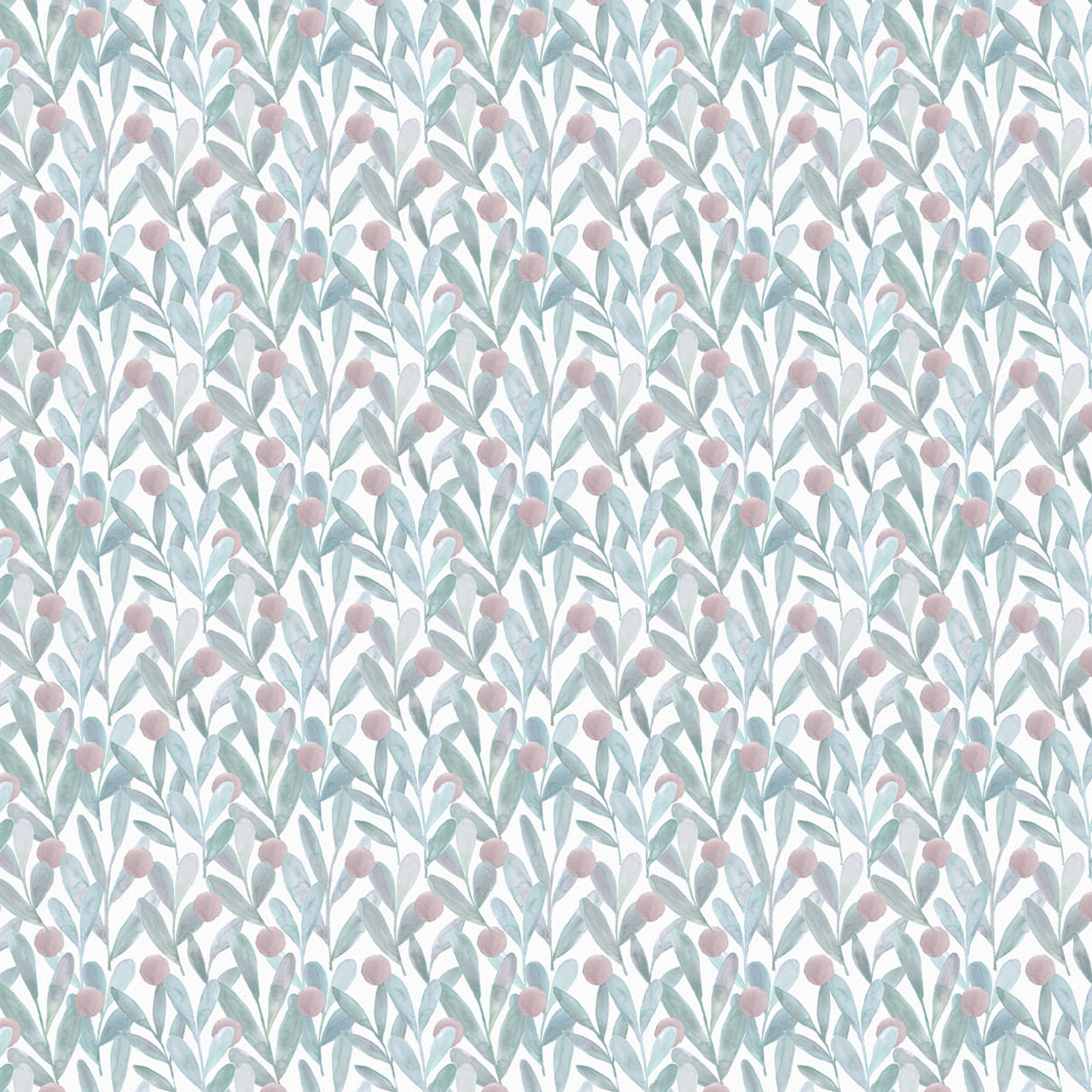 Voyage Maison Katsura Printed Cotton Fabric Mauve