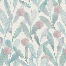 Voyage Maison Katsura Printed Cotton Fabric Mauve