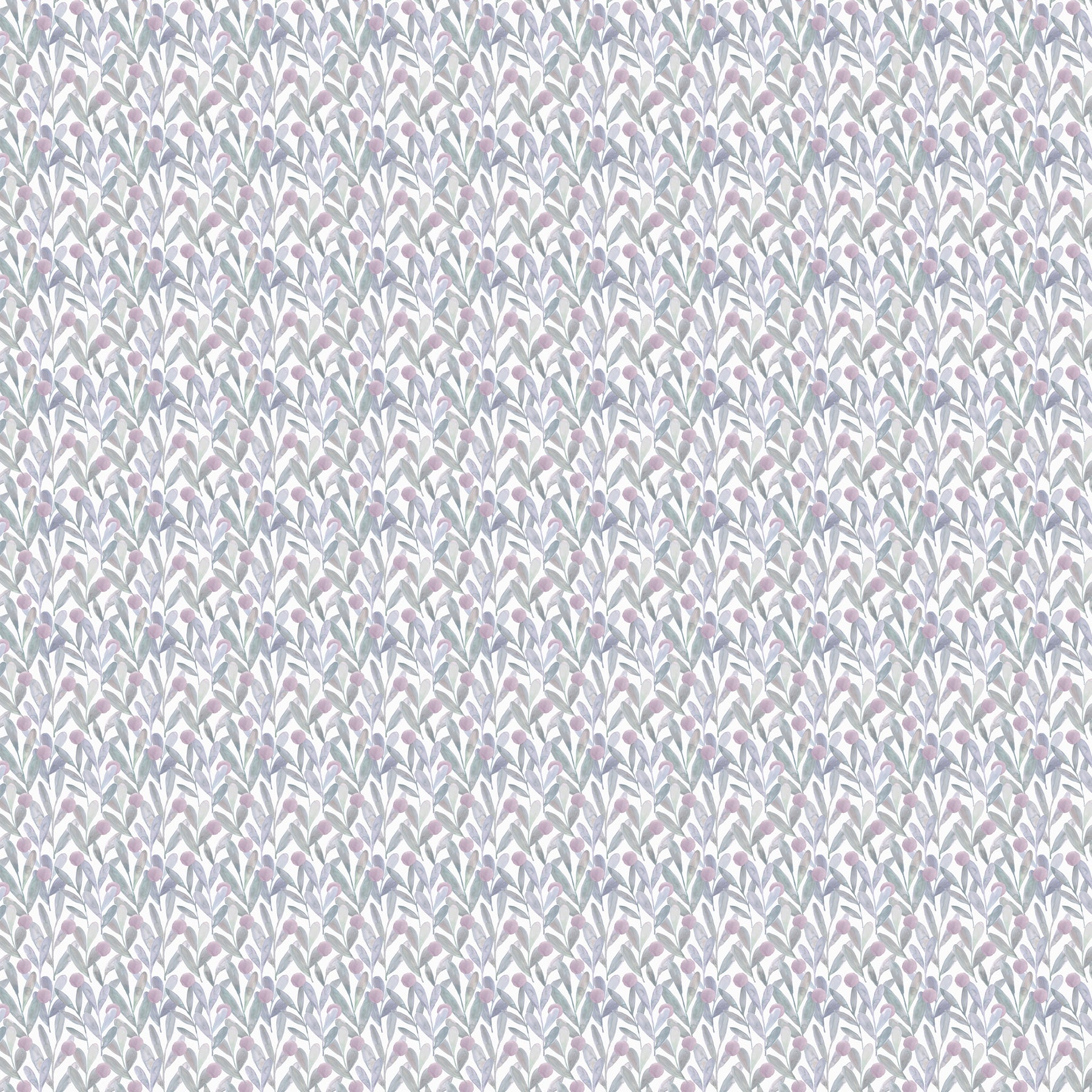 Voyage Maison Katsura Printed Cotton Fabric Violet