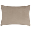 Keela Cut Velvet Boudoir Filled Cushion 35cm x 50cm Natural