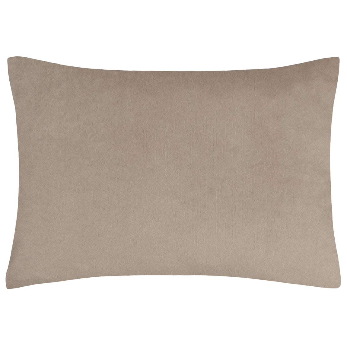 Keela Cut Velvet Boudoir Filled Cushion 35cm x 50cm Natural