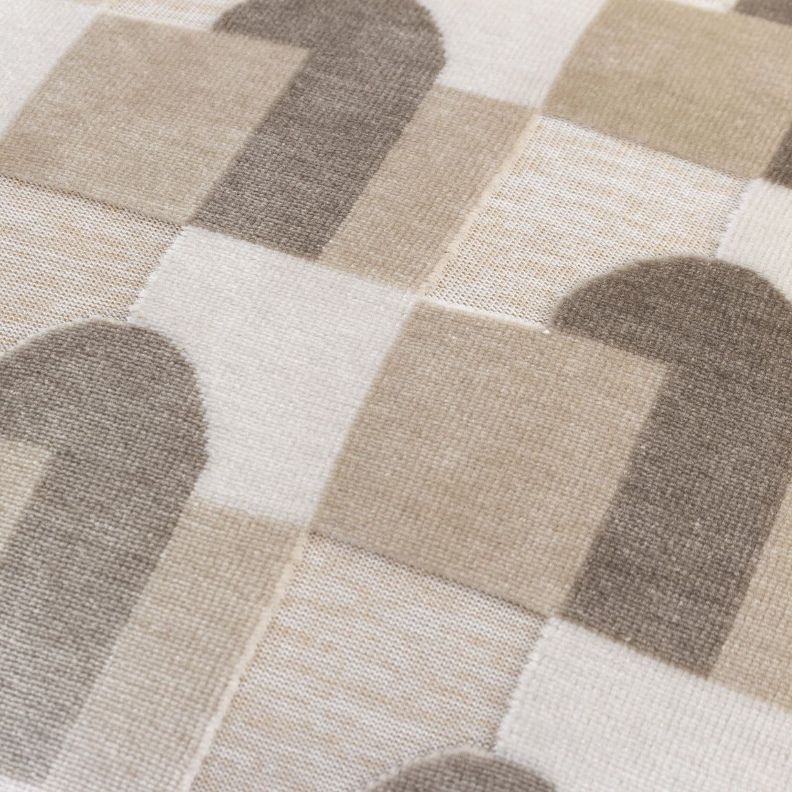 Keela Cut Velvet Boudoir Filled Cushion 35cm x 50cm Natural