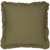 Kemble Printed Cotton Filled Cushion 45cm x 45cm Gold Hunter Green