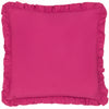 Kemble Printed Cotton Filled Cushion 45cm x 45cm Violet Cerise