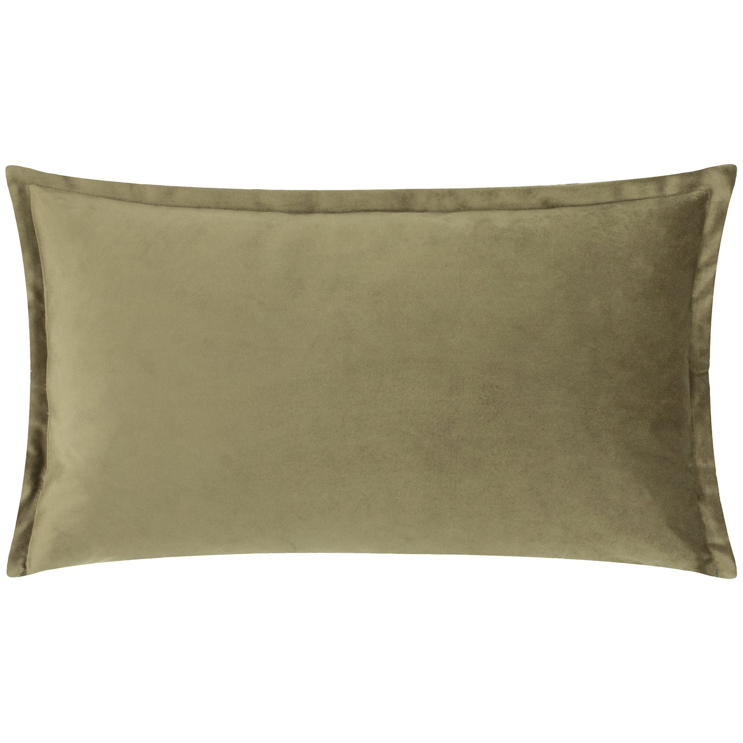Kielder Forest Fern Night Oxford Edge Velvet 30cm x 50cm Filled Boudoir Black