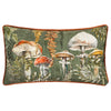Kielder Forest Fungi Chenille Piped Filled Cushion 30cm x 50cm Fungi