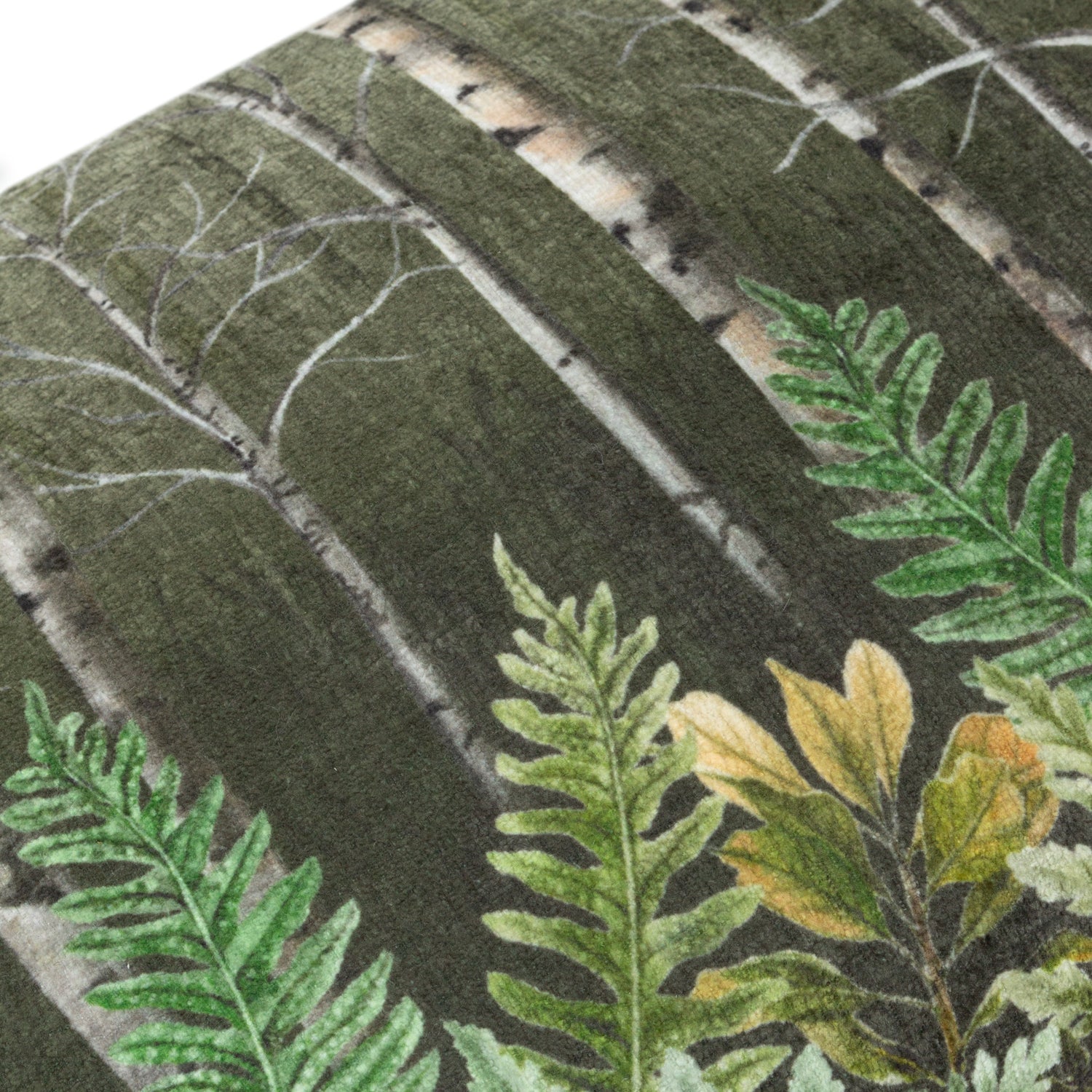 Kielder Forest Haldon Chenille 30cm x 50cm Filled Boudoir Khaki