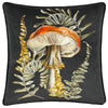 Kielder Forest Hatfield Chenille Piped Filled Cushion 43cm x 43cm Black