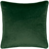 Kielder Forest Fern Khaki Chenille Piped Filled Cushion 43cm x 43cm Green