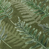 Kielder Forest Fern Khaki Chenille Piped Filled Cushion 43cm x 43cm Green