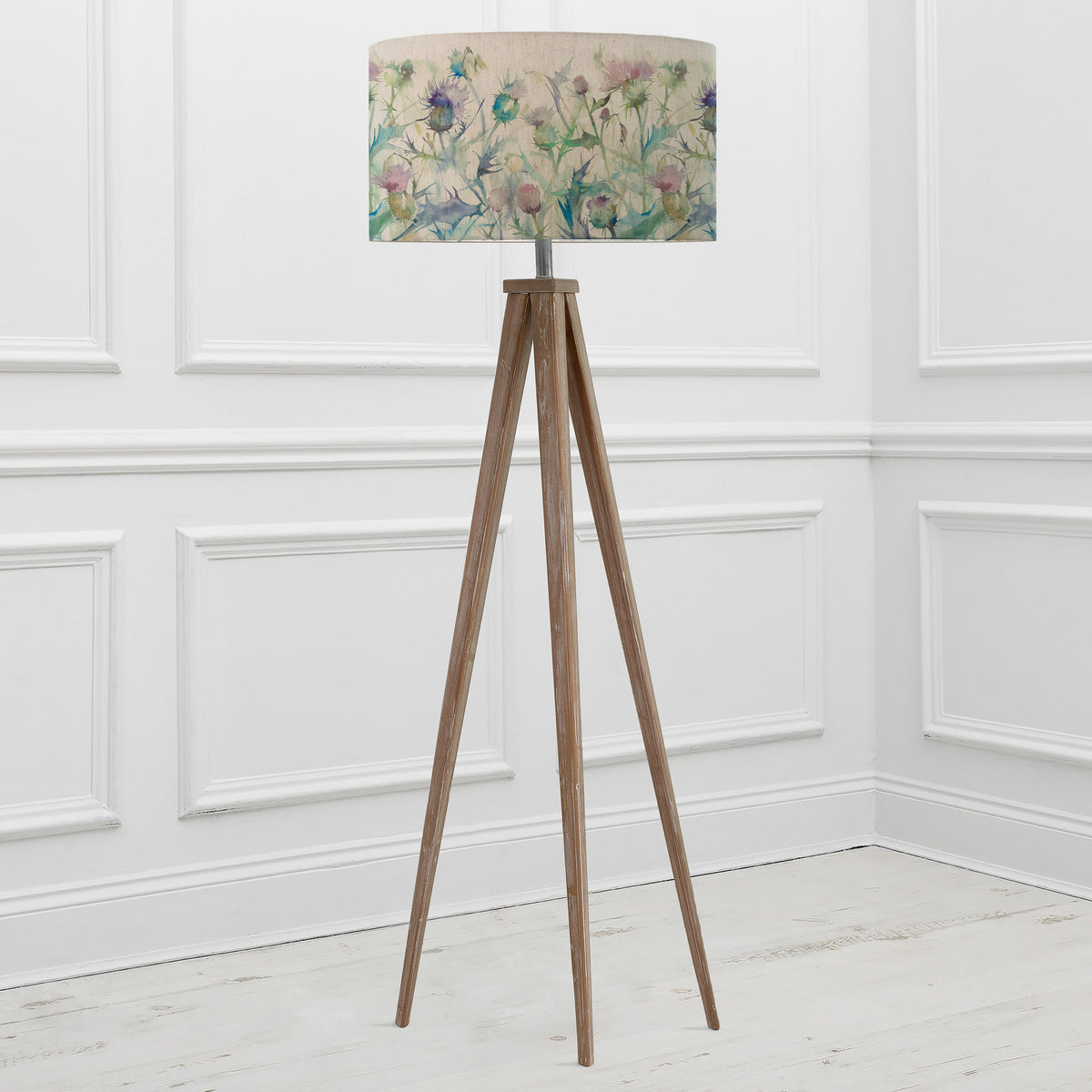 Voyage Maison Aratus 158cm x 52cm Floor Lamp Grey Damson