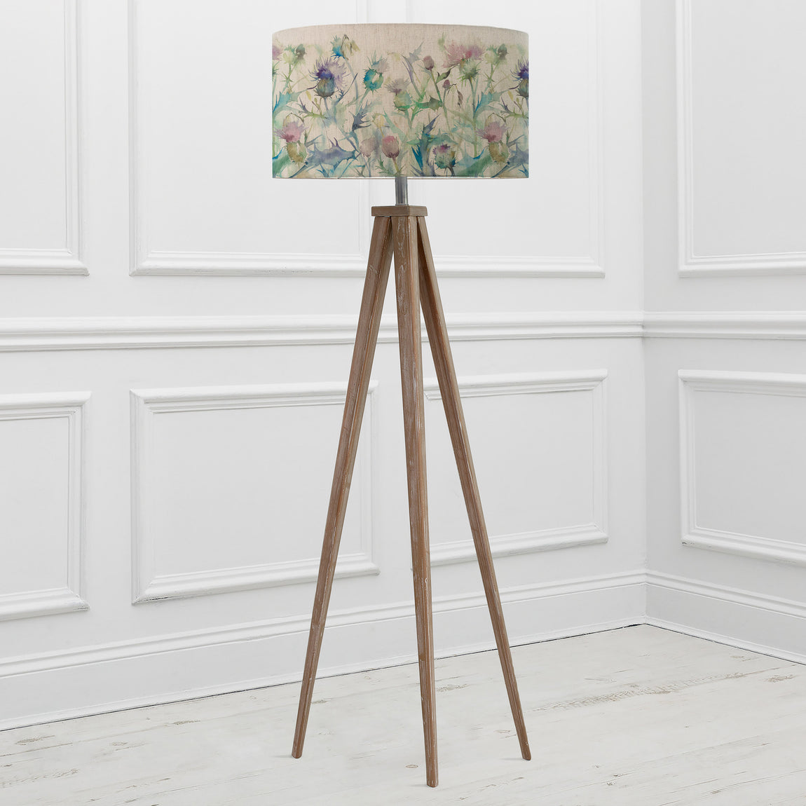 Voyage Maison Aratus 158cm x 52cm Floor Lamp Grey Damson