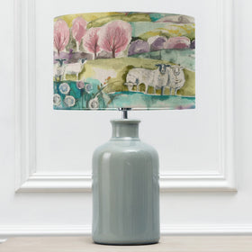 Voyage Maison Elspeth 61cm x 40cm Table Lamp Duck Egg Linen