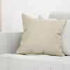 Knightsbridge Chenille Filled Cushion 43cm x 43cm Cream