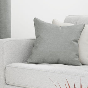 Knightsbridge Chenille Filled Cushion 43cm x 43cm Grey