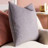 furn. Kobe Velvet 50cm x 50cm Filled Cushion Grey