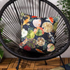 Koi Pond Outdoor Filled Cushion 43cm x 43cm Midnight