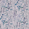 Wildflowers Made to Measure Curtain Indigo