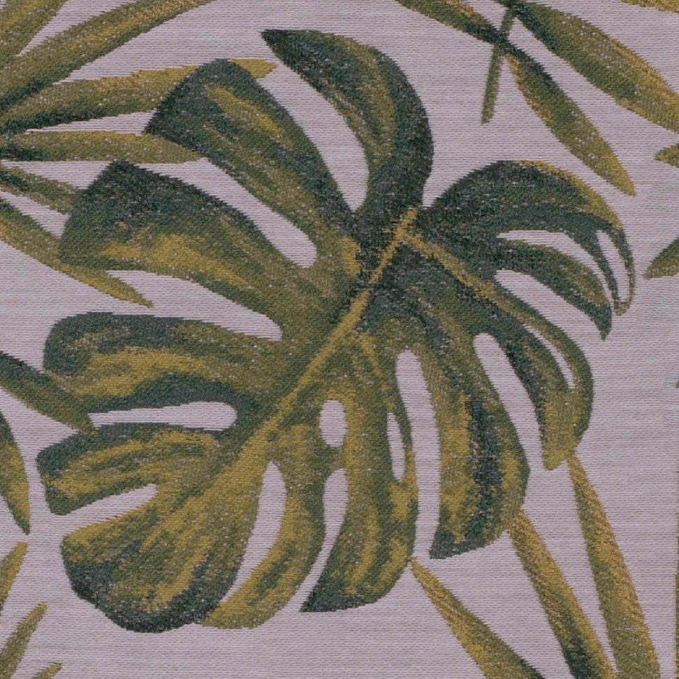 Monstera Made to Measure Curtain Green