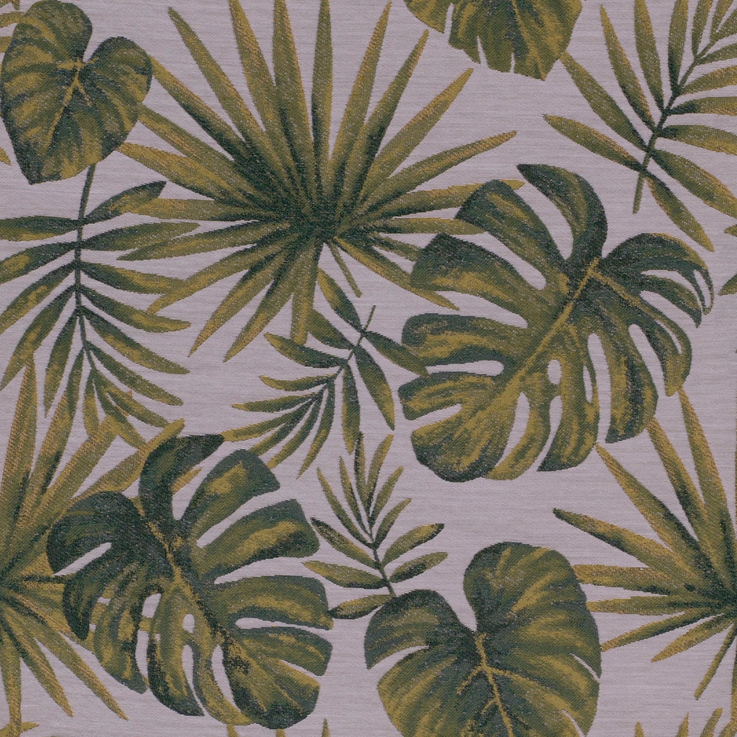 Monstera Made to Measure Curtain Green