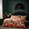 Wylder Tropics Kushiro Exotic Cotton Sateen Duvet Cover Bedding Set Coral