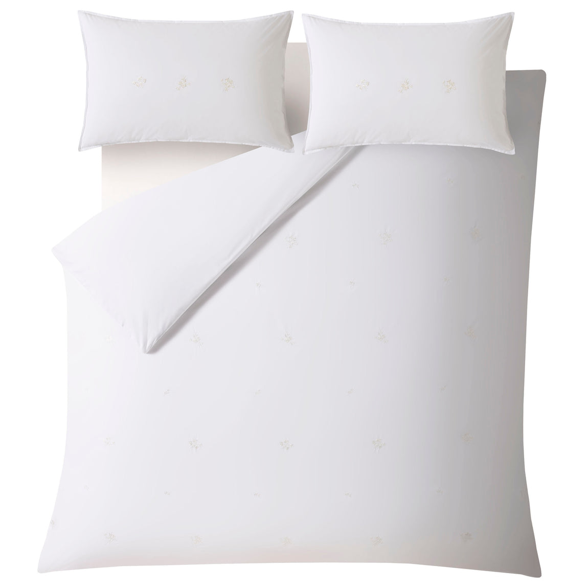 Laura Ashley Keeleigh Posy Duvet Cover Bedding Set White