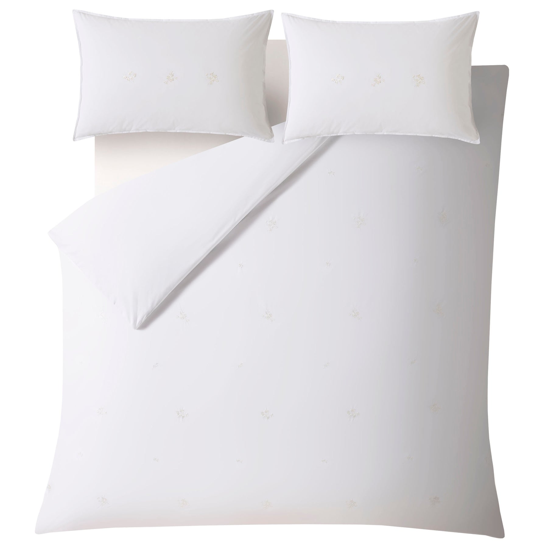 Laura Ashley Keeleigh Posy Duvet Cover Bedding Set White