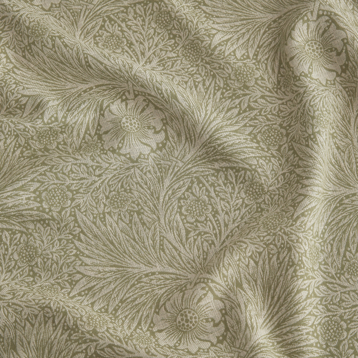 William Morris At Home Marigold Woven Fabric Nettle