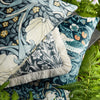 William Morris At Home Pimpernel Velvet Fabric Indigo