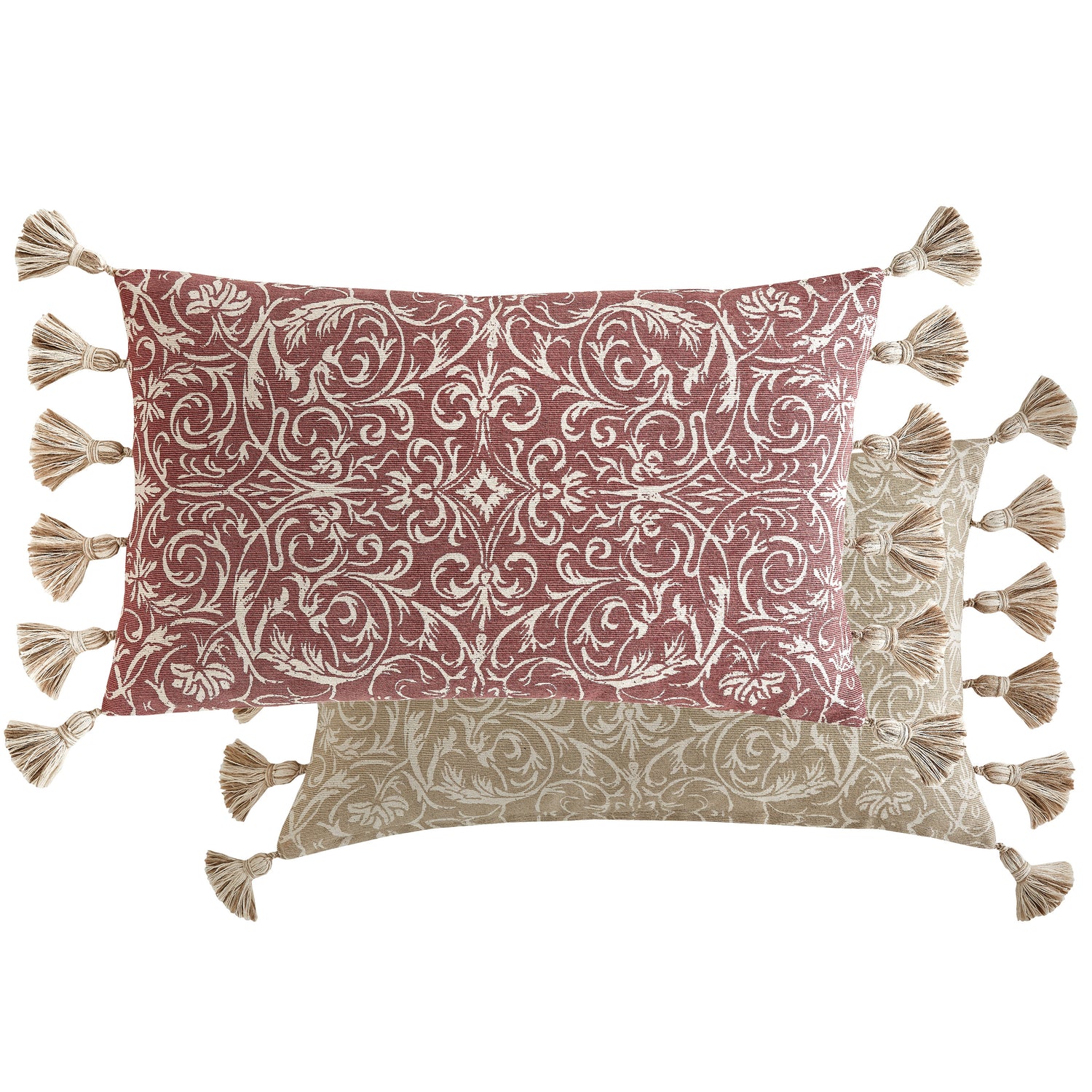 Historic Royal Palaces Kensington 30cmx50cm Filled Cushion Antique Rose Pink