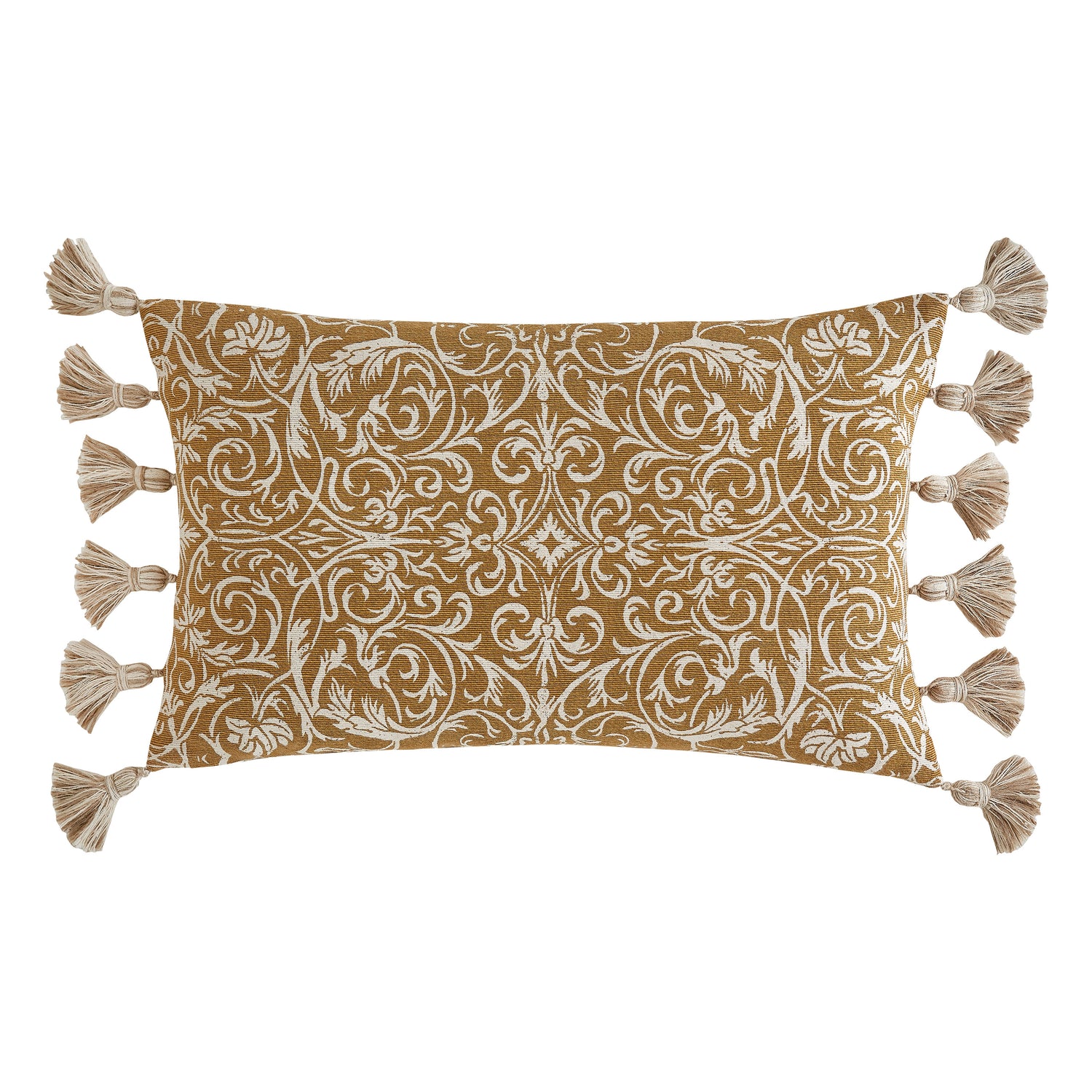 Historic Royal Palaces Kensington 30cmx50cm Filled Cushion Ochre Yellow
