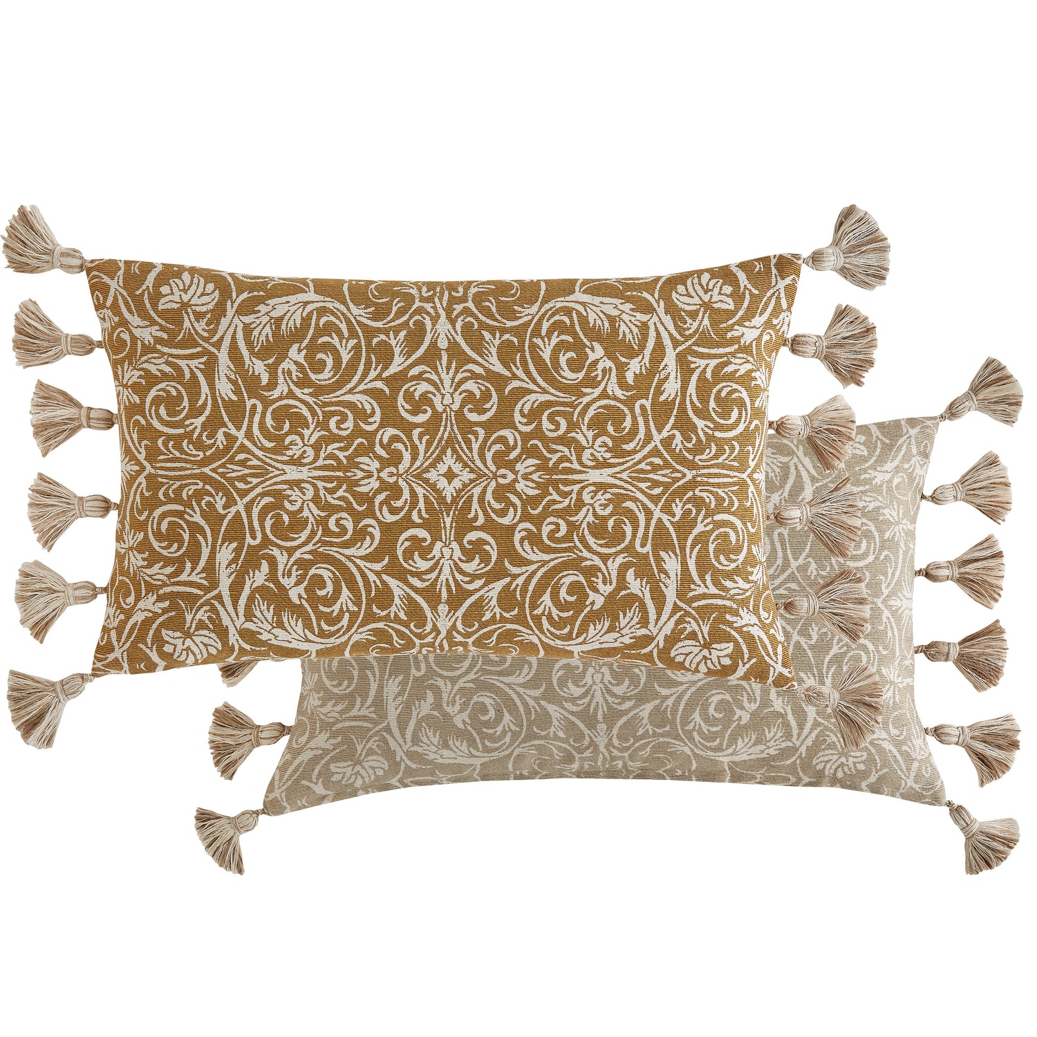 Historic Royal Palaces Kensington 30cmx50cm Filled Cushion Ochre Yellow