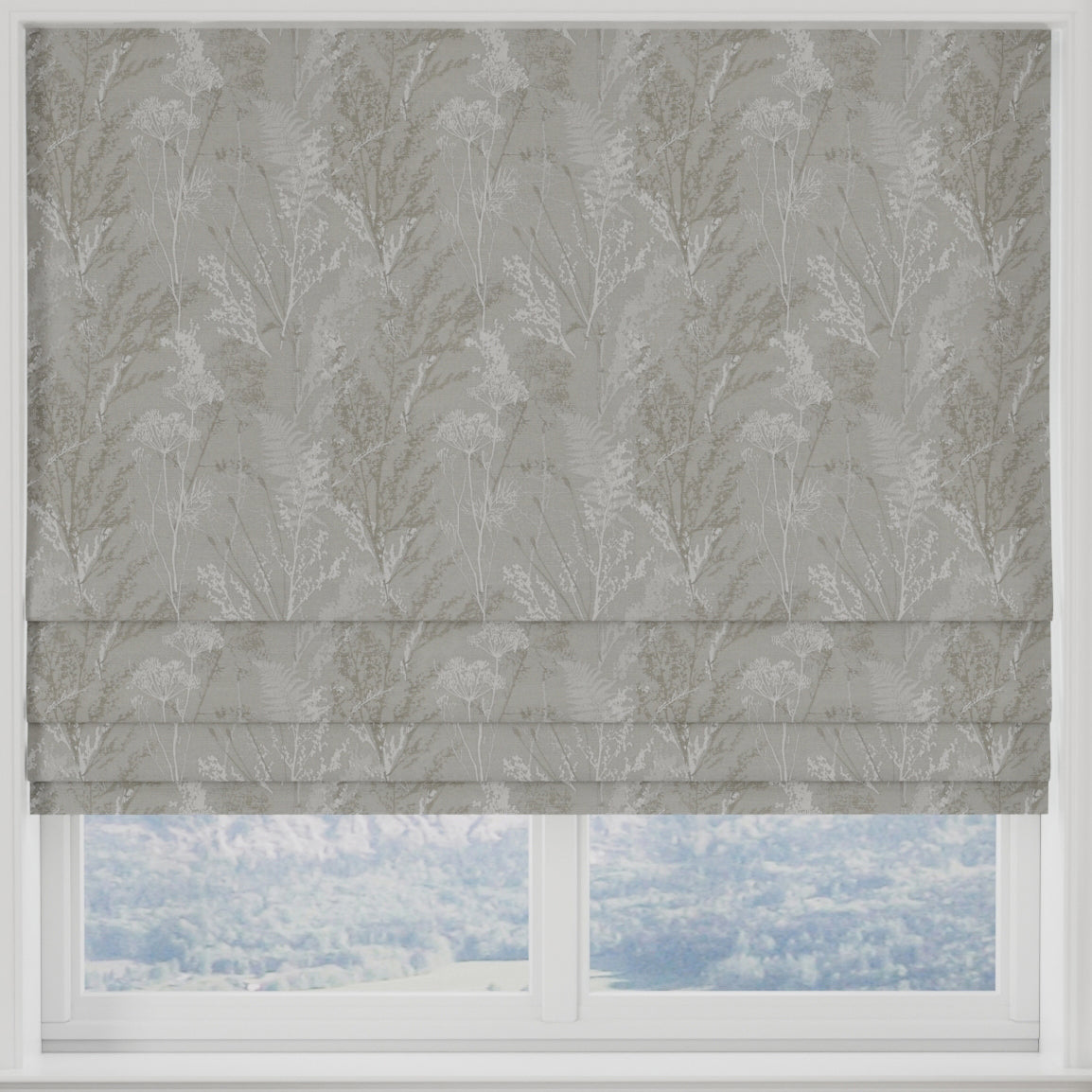 Keshiki Made to Measure Roman Blind Alabaster