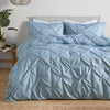 Serene Lara Duvet Cover Bedding Set Blue