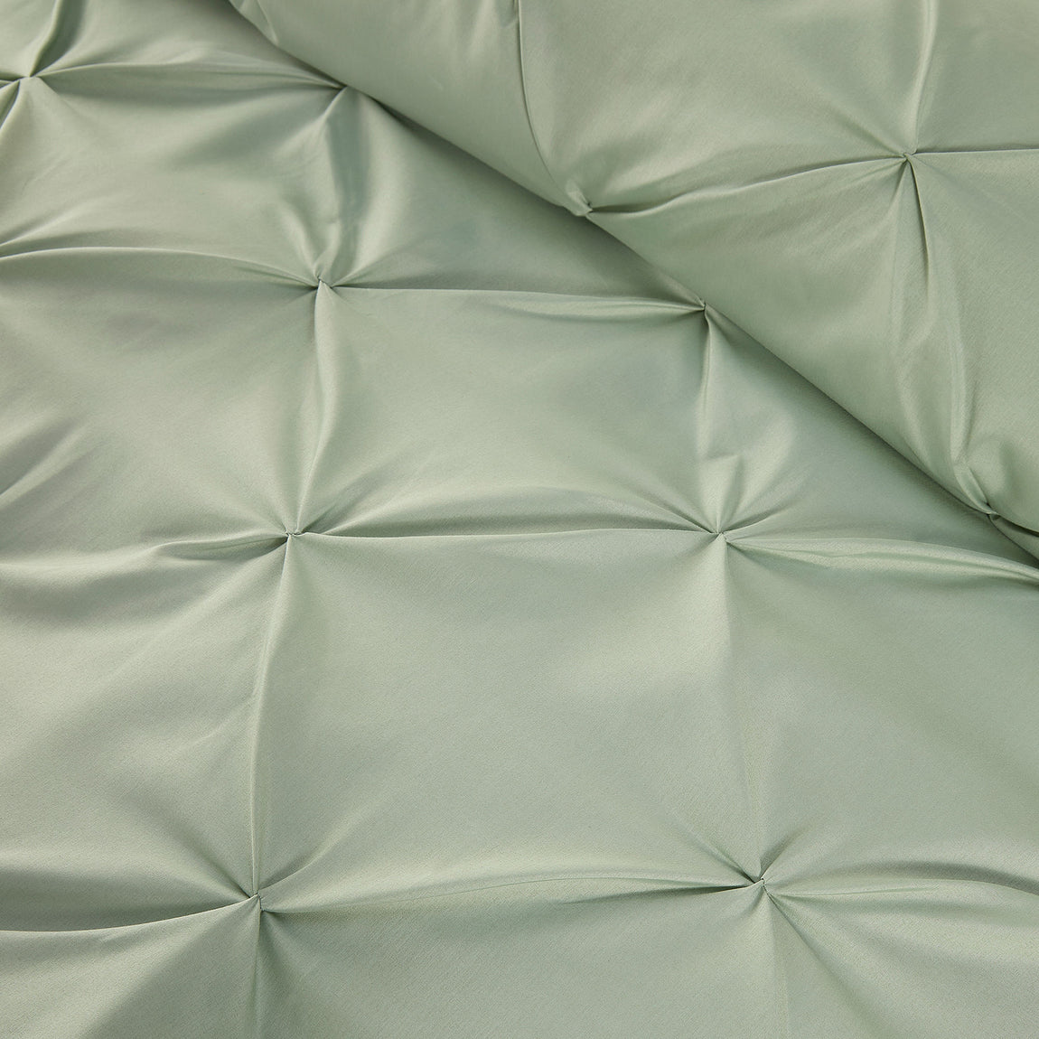 Serene Lara Duvet Cover Bedding Set Steel Sage