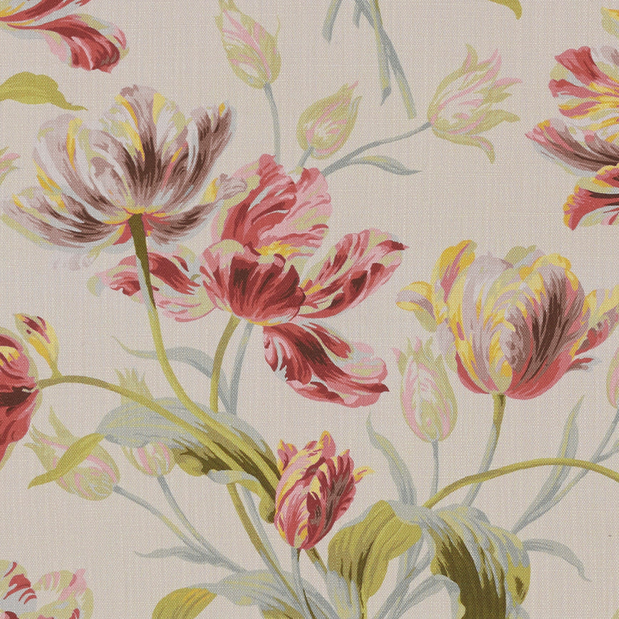 Laura Ashley Gosford Fabric Cranberry