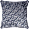 Hoem Lanzo Cut Velvet Piped Filled Cushion 45cm x 45cm Dusk