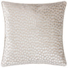 Hoem Lanzo Cut Velvet Piped Filled Cushion 45cm x 45cm Moonbeam