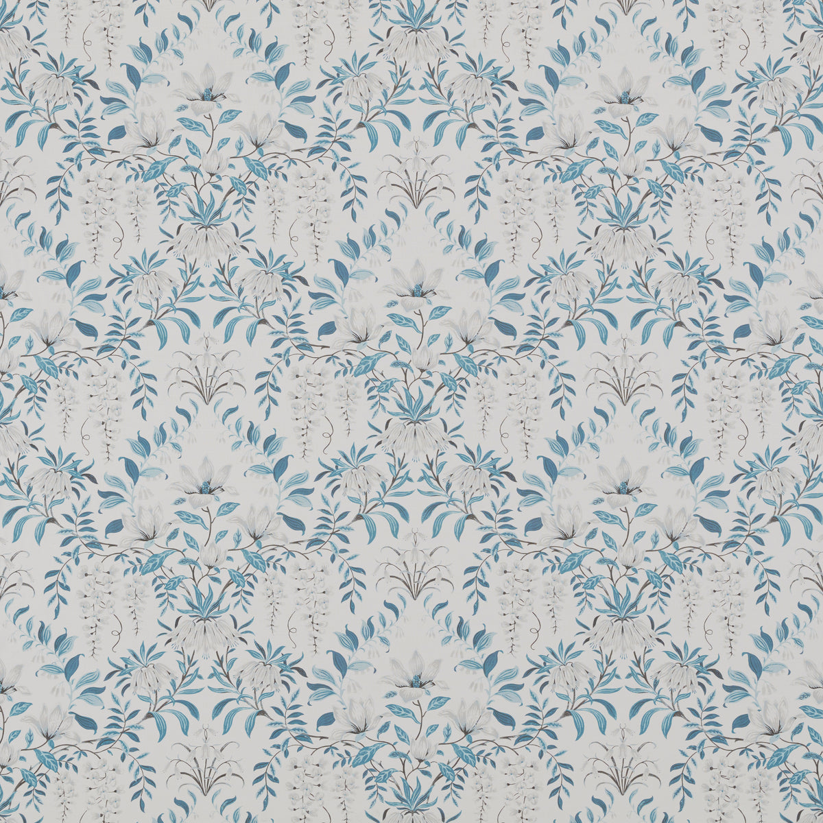Laura Ashley Parterre Fabric Off White Seaspray