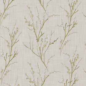 Laura Ashley Pussy Willow Embroidered Fabric Hedgerow