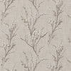 Laura Ashley Pussy Willow Embroidered Fabric Steel