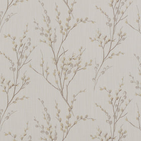 Laura Ashley Pussy Willow Fabric Dove Grey