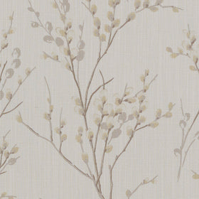 Laura Ashley Pussy Willow Fabric Dove Grey