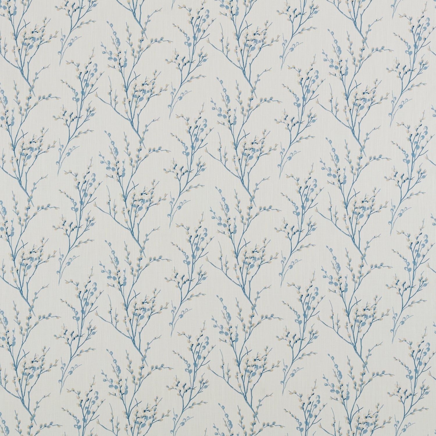 Laura Ashley Pussy Willow Fabric Off White Seaspray