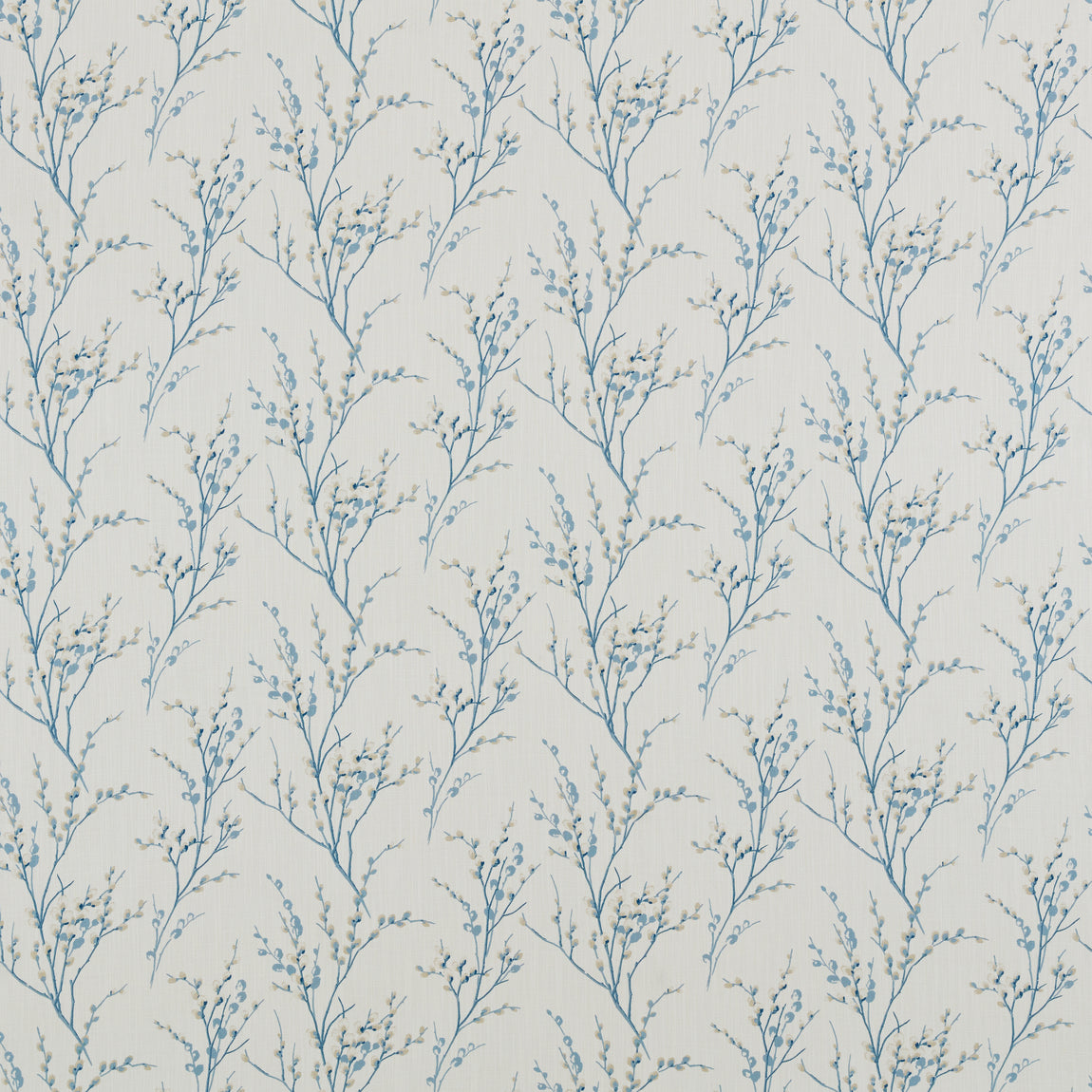 Laura Ashley Pussy Willow Fabric Off White Seaspray